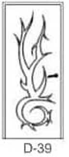 DZELZS DURVIS AR MDF PĀRKLĀJUMU D-39